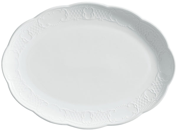półmisek Menuett owalny; 36x26.5 cm (DxS); biały; owalny; 2 sztuka / opakowanie