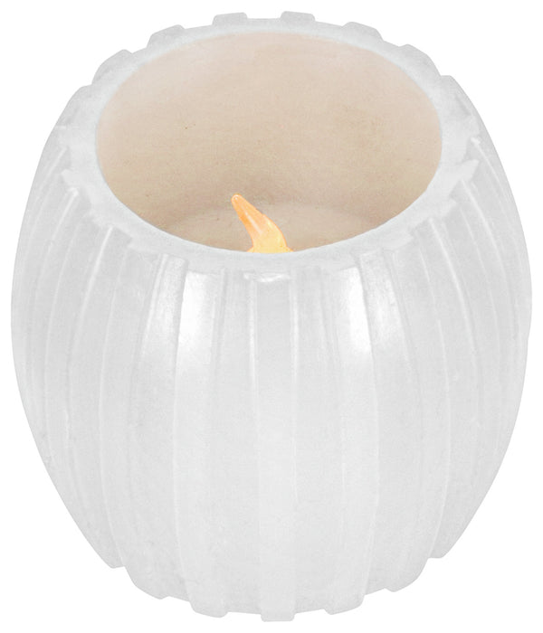 świeca LED Shine; 5x6 cm (ØxW); biel kremowa; 2 sztuka / opakowanie