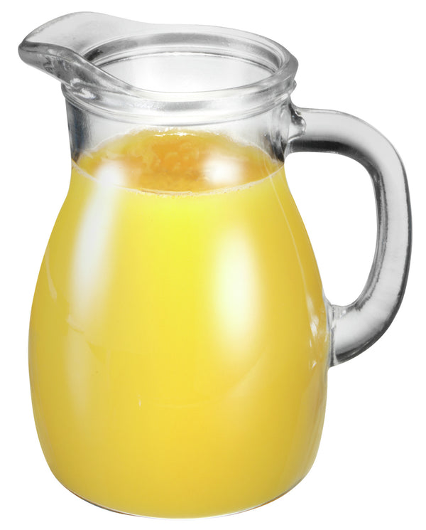 dzbanek szklany Bistrot ze znacznikiem pojemności; 1200ml, 9.3x18.5 cm (ØxW); transparentny; okrągły; 1 l Füllstrich, 6 sztuka / opakowanie