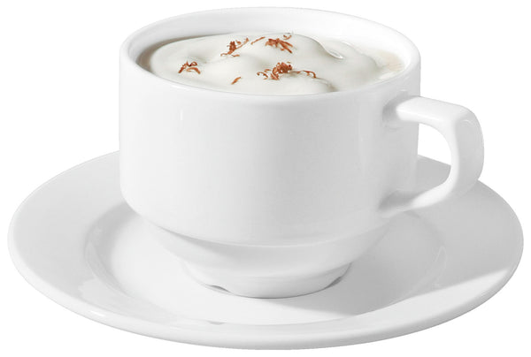 filiżanka do kawy Straßburg; 260ml, 9x7.2 cm (ØxW); biały; okrągły; 6 sztuka / opakowanie