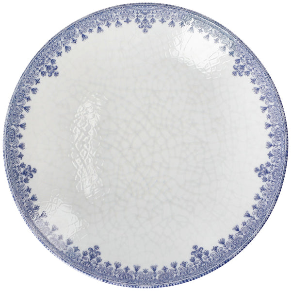 Teller tief Nonna; 1700ml, 30x5.5 cm (ØxW); biały/niebieski; okrągły; 6 sztuka / opakowanie