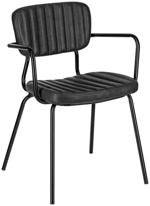 krzesło Tolo; 55x53x81 cm (SxGxW); siedzisko czarny, stelaż czarny; 2 sztuka / opakowanie