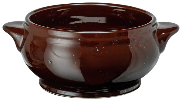 bulionówka Alessia; 450ml, 11.5x6.5 cm (ØxW); brązowy; okrągły; 6 sztuka / opakowanie