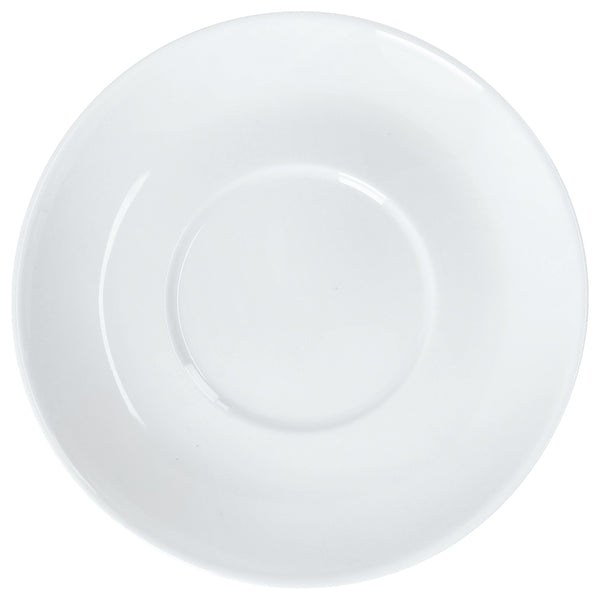 spodek do filiżanki Veso; 14 cm (Ø); biały; okrągły; 6 sztuka / opakowanie