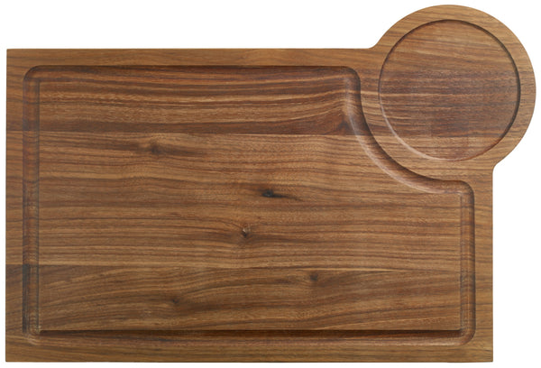 deska Haragi; 37x25x2 cm (DxSxW); orzech włoski; prostokątny