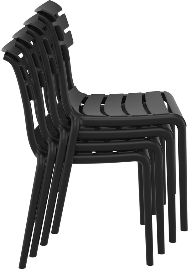 Stuhl Helen ohne Armlehne; 50x59x84 cm (SxGxW); czarny; 4 sztuka / opakowanie