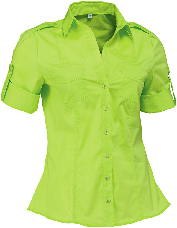 bluzka damska Kate krótki rękaw; Kleidergröße 44; zielone jabłko