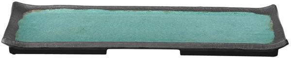 półmisek Dearborn z rantem; Größe GN 1.5/4, 39.7x16.2x2 cm (DxSxW); turkusowy; prostokątny; 3 sztuka / opakowanie