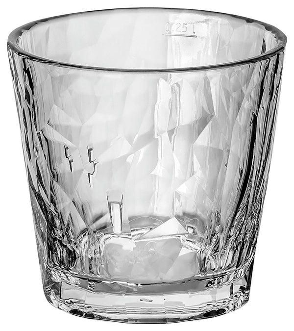 Trinkglas Lowball Club No. 22 Superglas  stapelbar; 300ml, 8.7 cm (W); transparentny; 0.25 l Füllstrich, 12 sztuka / opakowanie