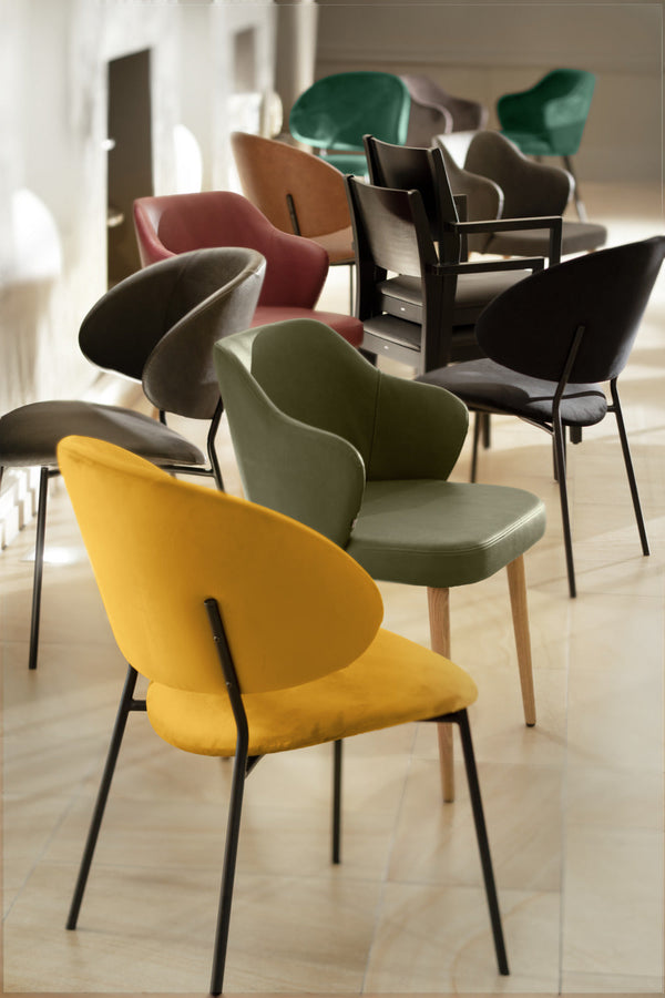 krzesło Lindo Kunstleder; 55x65x85 cm (SxGxW); siedzisko brązowy