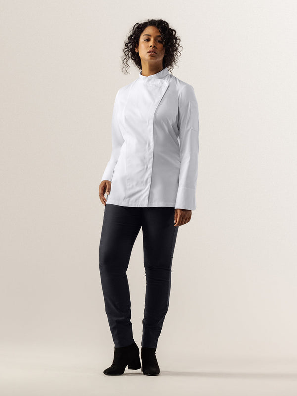 Damenkochjacke Arlette; Kleidergröße 3XS; biały