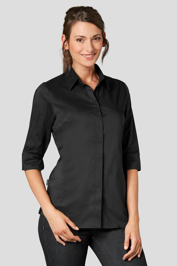 bluzka damska Fiore rękaw 3/4; Kleidergröße 48; czarny