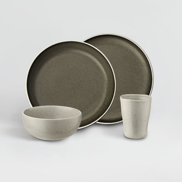 miska Ossora; 450ml, 15.5x6.5 cm (ØxW); beżowy; okrągły; 4 sztuka / opakowanie