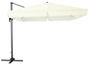 parasol rzymski Breva; 295x295x270 cm (DxSxW); ecru; kwadrat