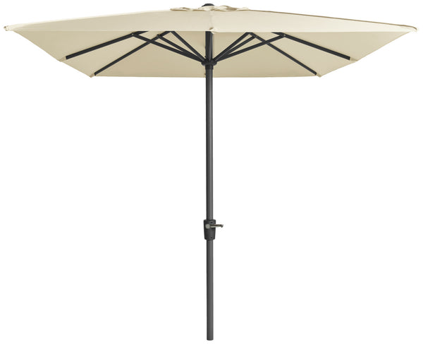 parasol Siroc; 200x200x227 cm (DxSxW); biel kremowa; kwadrat