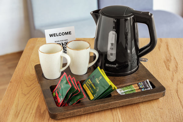 taca powitalna Savo I; 36x29x3.3 cm (DxSxW); buk wenge; prostokątny