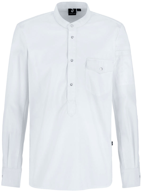 Herrenkochshirt Luca; Kleidergröße 58; biały