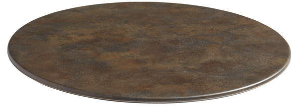 blat Finando okrągły; 80 cm (Ø); metal antyk; okrągły