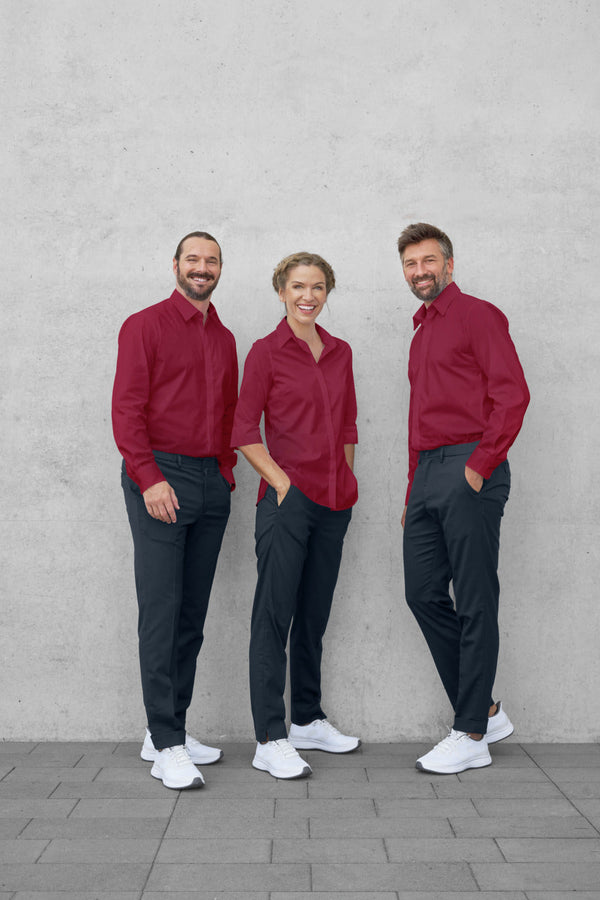 bluzka damska Fiore rękaw 3/4; Kleidergröße 34; bordo