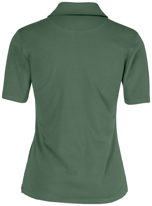 Damen-Polo Malme Halbarm; Kleidergröße M; oliwka