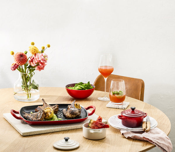 Mini Cocotte 10 cm; 250ml, 10x5 cm (ØxW); ciemny czerwony; okrągły