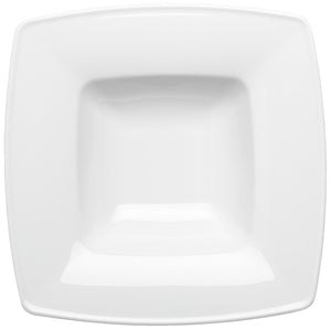 talerz do makaronów Melbourne; 600ml, 27.5x27.5x6.5 cm (DxSxW); biały; kwadrat; 4 sztuka / opakowanie