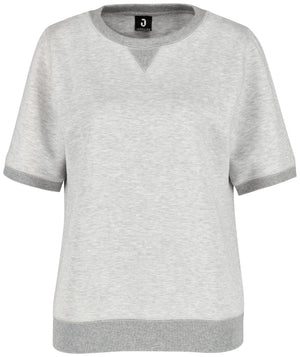 bluza damska Dean z krótkim rękawem; Kleidergröße S; jasny szary