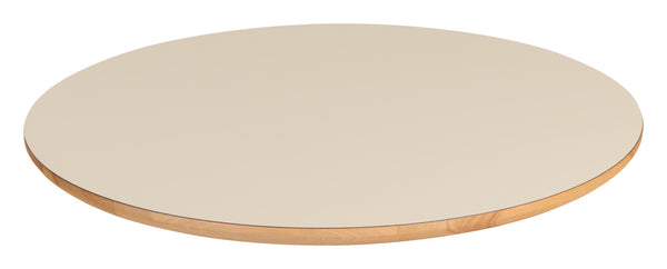 blat Duneo okrągły; 60x2.5 cm (ØxW); piasek; okrągły