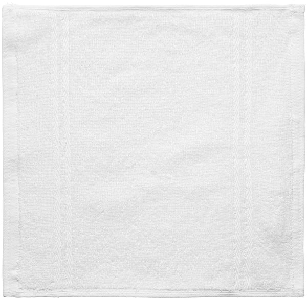 mały ręcznik Classico z bordiurą; 30x30 cm (SxD); biały; 5 sztuka / opakowanie