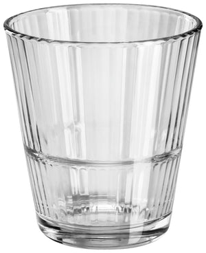 Universalglas Grande Sunray stapelbar; 290ml, 6x9.8 cm (ØxW); transparentny; 12 sztuka / opakowanie