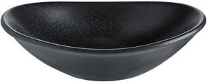 miseczka Masca owalna; 75ml, 11x7x2.7 cm (DxSxW); czarny; owalny; 6 sztuka / opakowanie