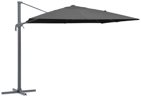 parasol rzymski Elyo; 300x400x275 cm (DxSxW); antracyt; prostokątny