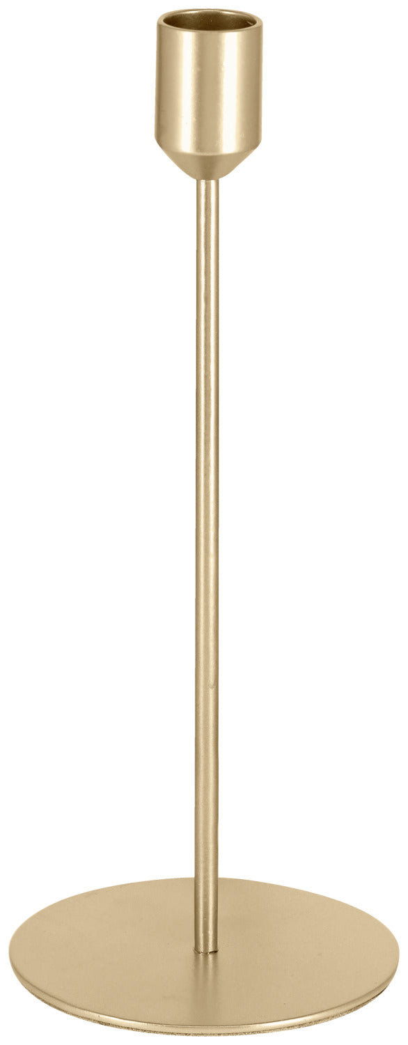 świecznik Aveni; 9x24 cm (ØxW); złoto; 2 sztuka / opakowanie