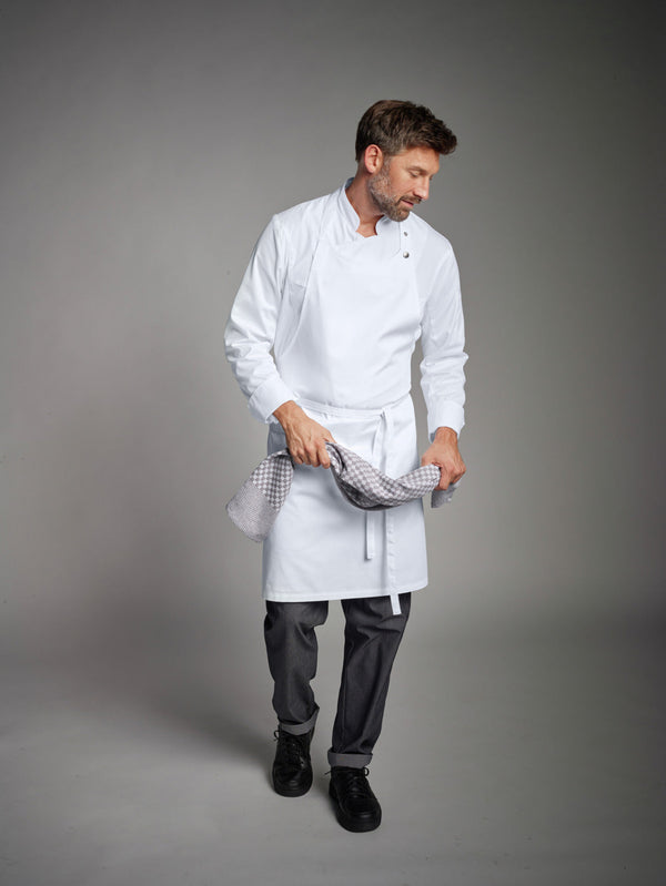 Herrenkochjacke Lewis; Kleidergröße 50; biały