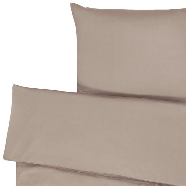 pościel Tokio; 135x200 cm (SxD), 80x80 cm (DxS); taupe