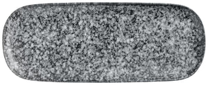 półmisek Mamaro prostokątny; 36x14x2.3 cm (DxSxW); czarny/biały; prostokątny; 3 sztuka / opakowanie