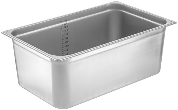 pojemnik GN Premium  1/1; Größe GN 1/1, 27800ml, 53x32.5x20 cm (DxSxG); srebro