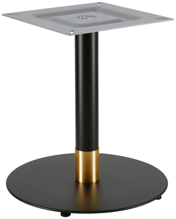 Loungetischsäule Oris; 42x44 cm (ØxW); czarny/złoto