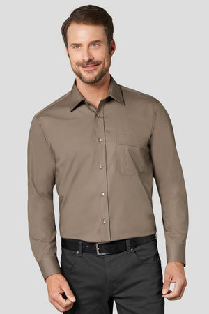 koszula męska Marc długi rękaw; Kleidergröße 37/38; taupe