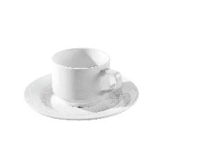 filiżanka do kawy Straßburg; 190ml, 7.7x5.5 cm (ØxW); biały; okrągły; 6 sztuka / opakowanie