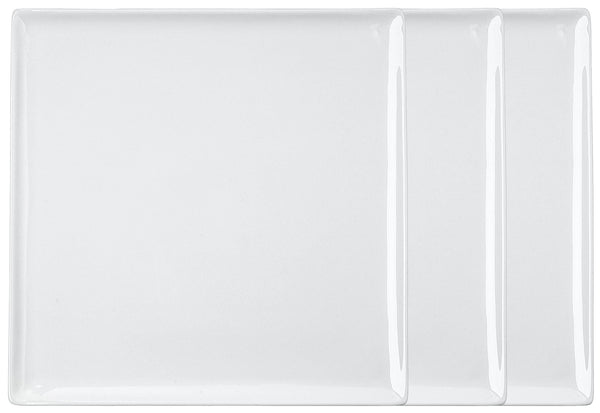 półmisek Ankara; 25.5x25.5x1.3 cm (DxSxW); biały; 3 sztuka / opakowanie