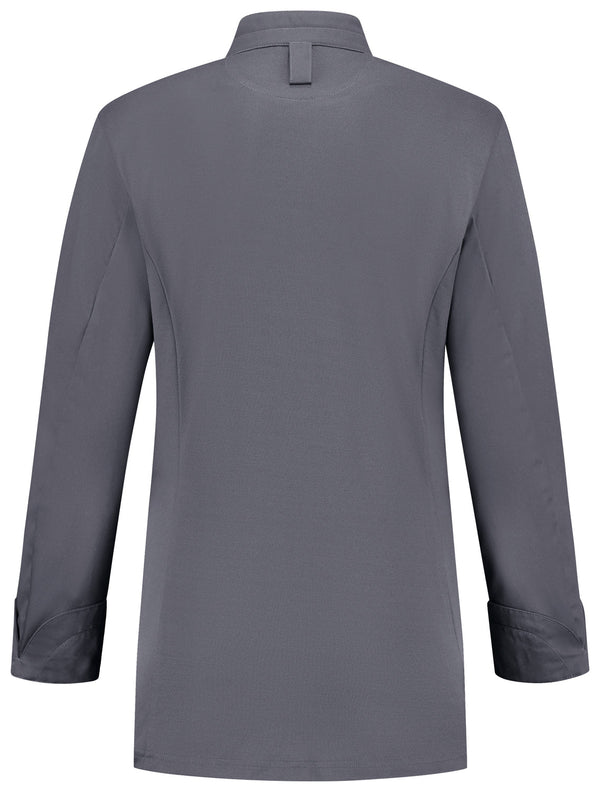 Kochjacke Elise ; Kleidergröße L; ciemny szary