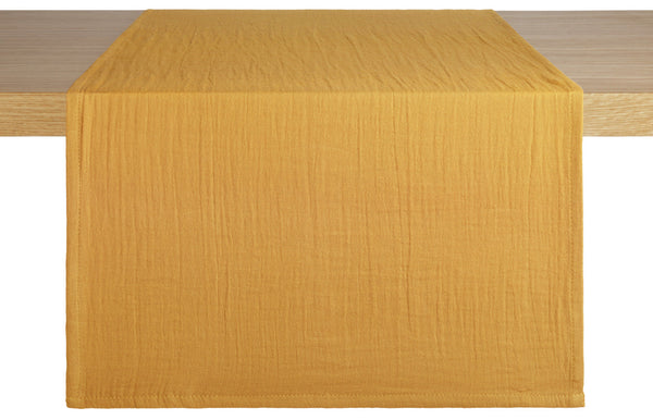 bieżnik na stół Silena; 40x130 cm (SxD); musztarda