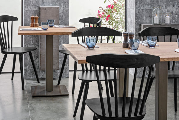 krzesło Dillon; 49x50x86 cm (SxGxW); czarny; 2 sztuka / opakowanie