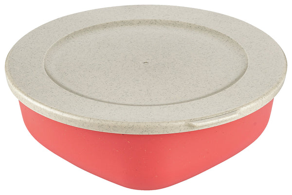 pojemnik do wielokrotnego użytku Connect Box; 1300ml, 21.3x20.7x7.1 cm (DxSxW); czerwony; okrągły; 2 sztuka / opakowanie