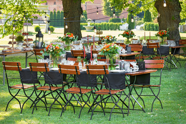 krzesło Bavaria; 41.5x49x88.5 cm (SxGxW); siedzisko kasztan, stelaż czarny; 2 sztuka / opakowanie