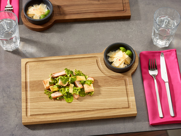 deska Haragi; 37x25x2 cm (DxSxW); dąb; prostokątny