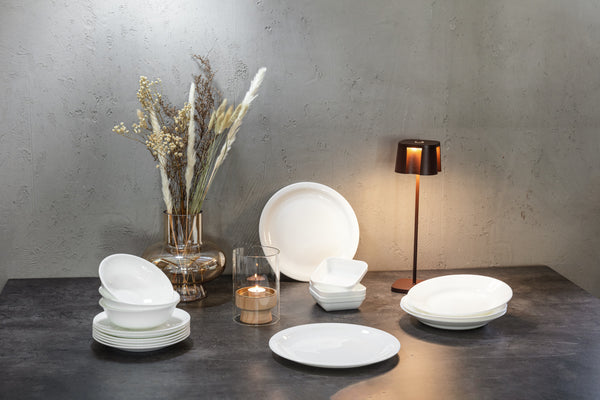 talerz System Restaurant; 25.8 cm (Ø); biały; okrągły; 6 sztuka / opakowanie