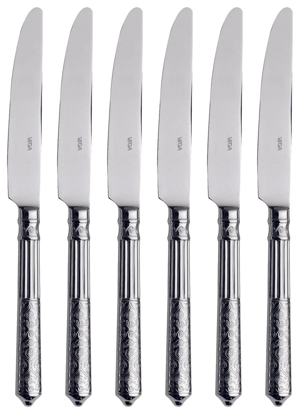 nóż stołowy Marokko; 23.6 cm (D); srebro, Griff srebro; 6 sztuka / opakowanie