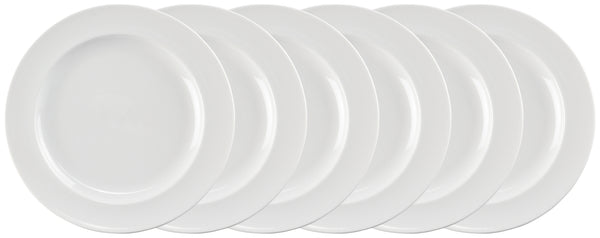 talerz płaski Rondon; 21 cm (Ø); biały; okrągły; 6 sztuka / opakowanie